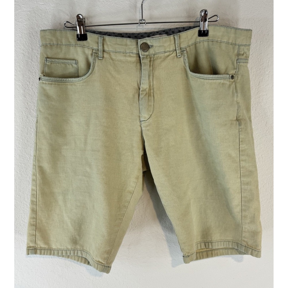 LCW Vision LC Waikiki Shorts White With Blue Distressing 100% Cotton Mens 36